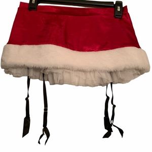 Victoria’s Secret Red Sexy Santa Lingerie Skirt